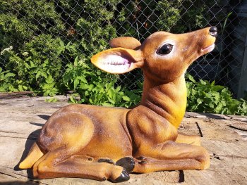 Садовая фигура Косуля лежачая 36см