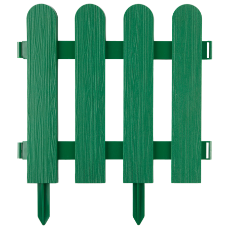Забор декоративный GRINDA Штакетник зеленый