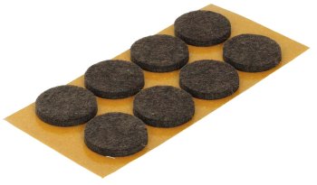 Пункт фетровый 26 мм темный 8 шт.