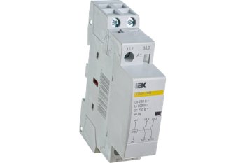 Контактор модульный IEK КМ 20А 230В 2НО арт.MKK11-20-20