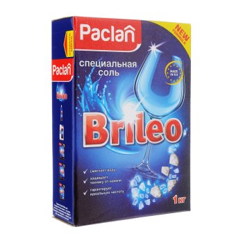 Соль защитная для посудомоечной машины Paclan Brileo 1000г
