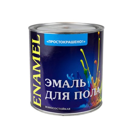 Эмаль алкидная для полов ПФ-266 Простокрашено Эмпилс терракотовая 2,7 кг