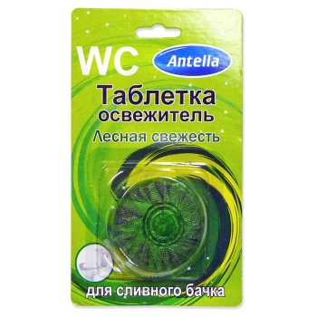 Таблетка для сливного бачка  Antella 40г Лесная свежесть 1 шт.