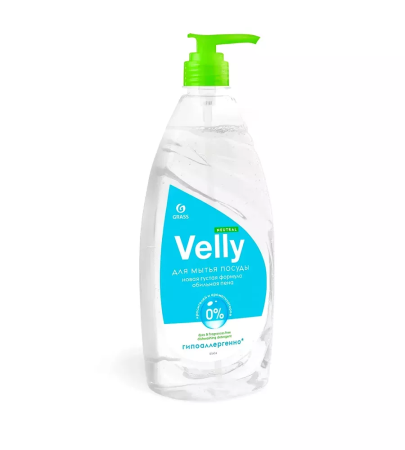 Средство для мытья посуды GRASS Velly 1000мл