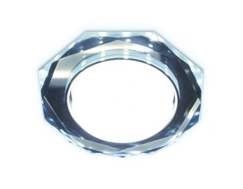 Точечный светильник Ambrella G216 CL/CH/CLD GX53 встраиваемый хром/прозрачный с LED подсветкой