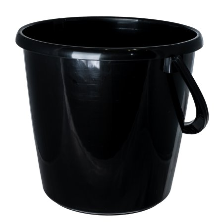 Ведро пластик 15л цвет черный