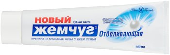 Паста зубная Новый жемчуг Отбеливающая 100мл