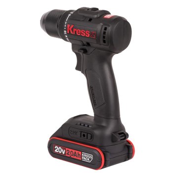 Дрель-шуруповерт аккумуляторная KRESS KU212.1 Li-lon 20В 2x2Ач 50Нм