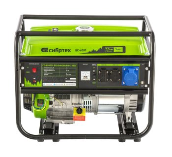 Генератор бензиновый Сибртех БС 6500  5кВт