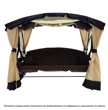 Качели садовые Сахара 255х150х195см 4-х местные