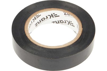Изолента ПВХ Kranz 15мм*20м чёрная, до 6000В