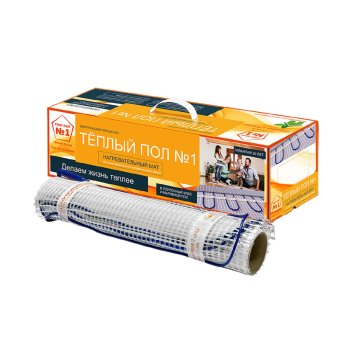 Теплый пол "Теплый пол №1" ТСП двухжильный мат 0,5м2 80Вт Теплый пол "Теплый пол №1" ТСП двухжильный мат 0,5м2 80Вт