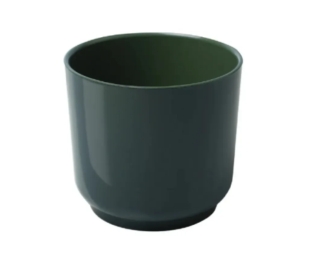 Кашпо с вкладышем Дельта 1,5л Ø13,5см нефрит