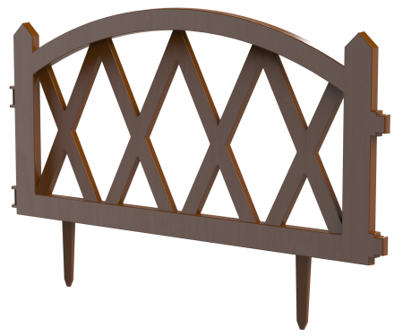 Забор декоративный Альт-Пластик Штакетник терракотовый