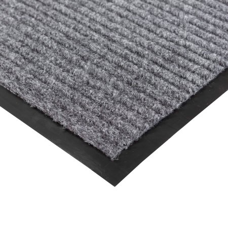 Коврик влаговпитывающий ребристый 60х40 см серый