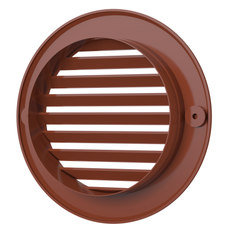 Решетка  РКН Ø13см 13,6 х 13,6 см терракотовая