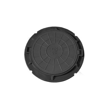 Люк канализационный тип ЛМ 725/565/45/25 мм черный