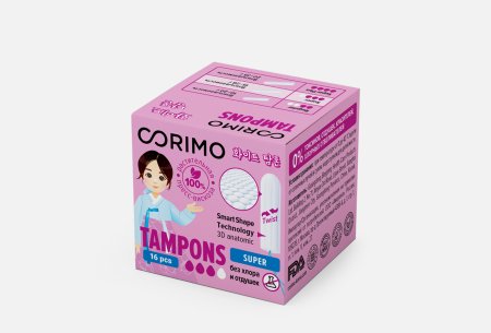Тампоны Corimo супер 16шт