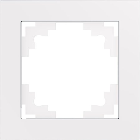 Рамка STEKKER Катрин 1 пост, цвет белый, арт. GFR00-7001-01