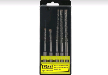 Набор буров Гранит Quadro-X SDS-plus 5/6х110мм