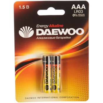 Батарейка щелочная ENERGY Alkaline AAA 2шт/уп.