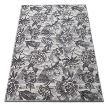 Ковер интерьерный Bonny овал 2,3х1,6м серый