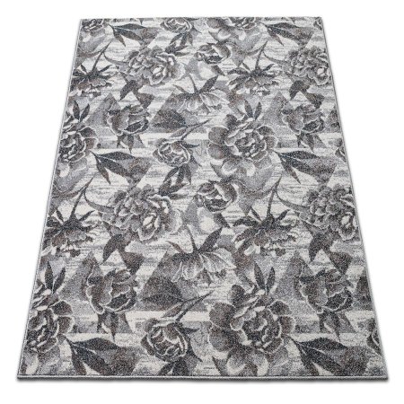 Ковер интерьерный Bonny овал 2,3х1,6м серый