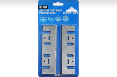 Нож для электрорубанка VERTEXTOOLS нет 110 мм 2 шт.