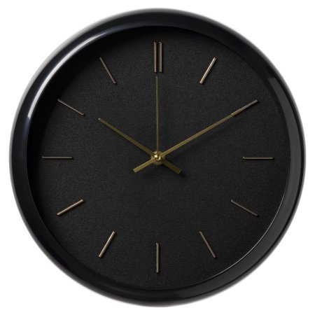 Часы настенные  Классика 3037-001 Ø30см цвет черный