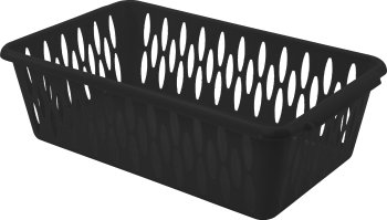 Корзина хранение Black 24,2х14,5х7,1см цвет черный