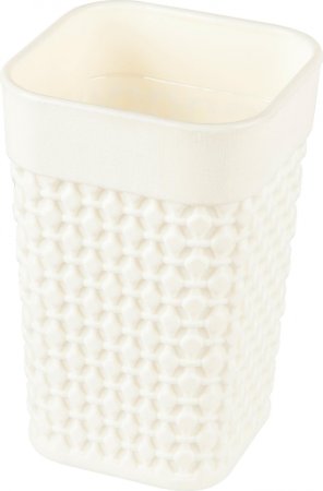 Стакан для зубных щеток OSLO пластик цвет белый