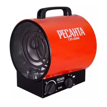 Пушка тепловая электрическая Ресанта ТЭП-К 2000Вт Пушка тепловая электрическая Ресанта ТЭП-К 2000Вт