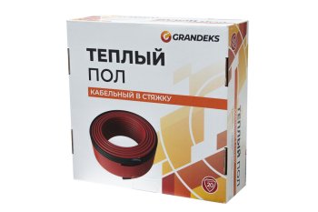 Теплый пол Grandeks G2 кабельный 0,8-1,3м2 150Вт