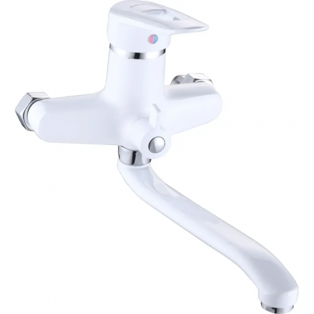 Смеситель для ванны DIKALAN HY-503 белый с душевым гарнитуром