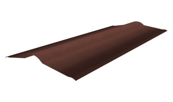 Коньковый элемент для Ондулин Черепицы 1040х360х360 мм красный