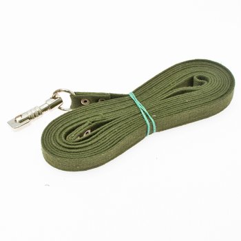 Поводок брезент зеленый 500х1,5см Поводок брезент зеленый 500х1,5см