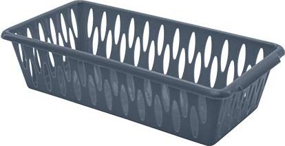 Корзина хранение Light 19,5х10х5см цвет черная