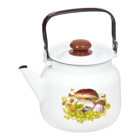 Чайник  Грибная поляна 3,5л эмалированная сталь