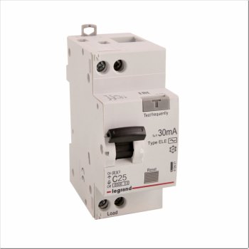 Автомат дифференциальный Legrand РХ3 (RX3) 1+N 6кА 25А 30мА арт.419401