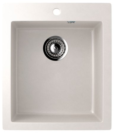 Мойка врезная Ulgran U-404-341 искусственный камень 49,5х42х19см ультра-белый