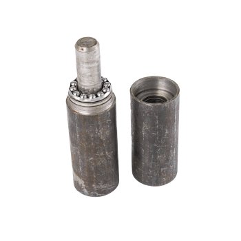 Петля для гаража c подшипником 144х32мм без покрытия, универсальная