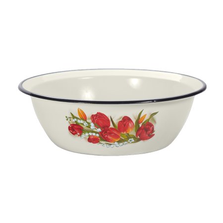 Миска эмалированная сталь 3,5л 28 см