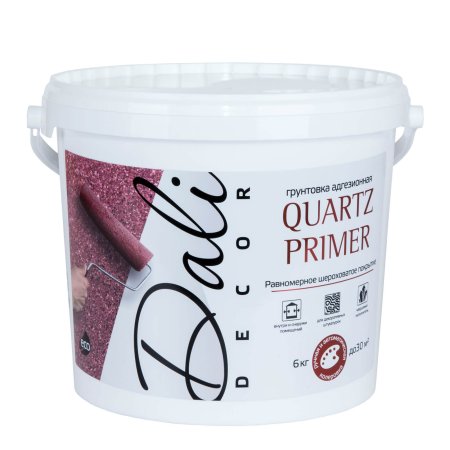 Грунтовка под декоративные штукатурки адгезионная DALI-DECOR Quartz Primer Рогнеда 6 кг