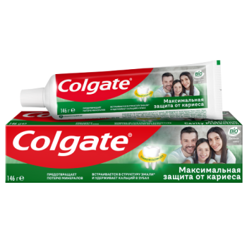 Паста зубная Colgate Максимальная защита от кариеса Двойная мята 100мл