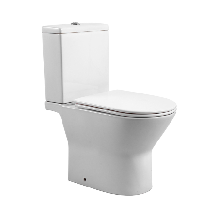 Унитаз-компакт AQUATEK ЛЕОН приставной  выпуск универсальный