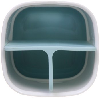 Подставка для зубных щеток с разделителем Rikki пластик цвет белый