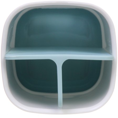 Подставка для зубных щеток с разделителем Rikki пластик цвет белый