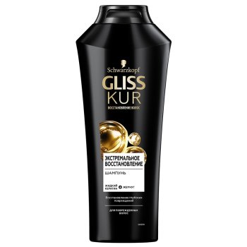 Шампунь Gliss Kur Экстремальное восстановление для поврежденных волос 400 мл женский восстановление