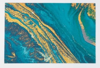 Коврик для ванной комнаты Мрамор 40х60см цвет голубой