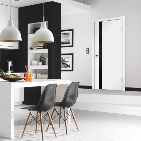 Дверь межкомнатная Галант З1 белый эмалит 600х2000 мм